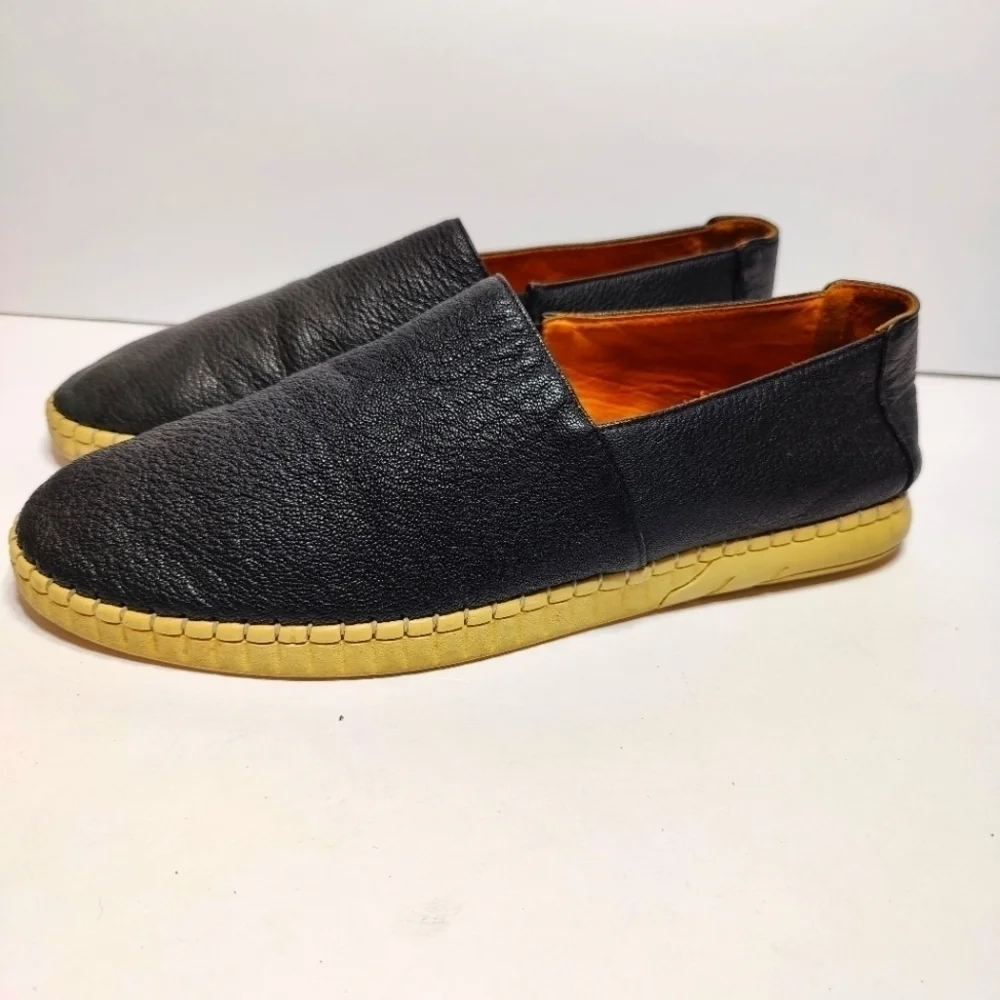 Viccini Freedom 01 Loafers Black Slip on  Leather Snakeskin Men's Size 11